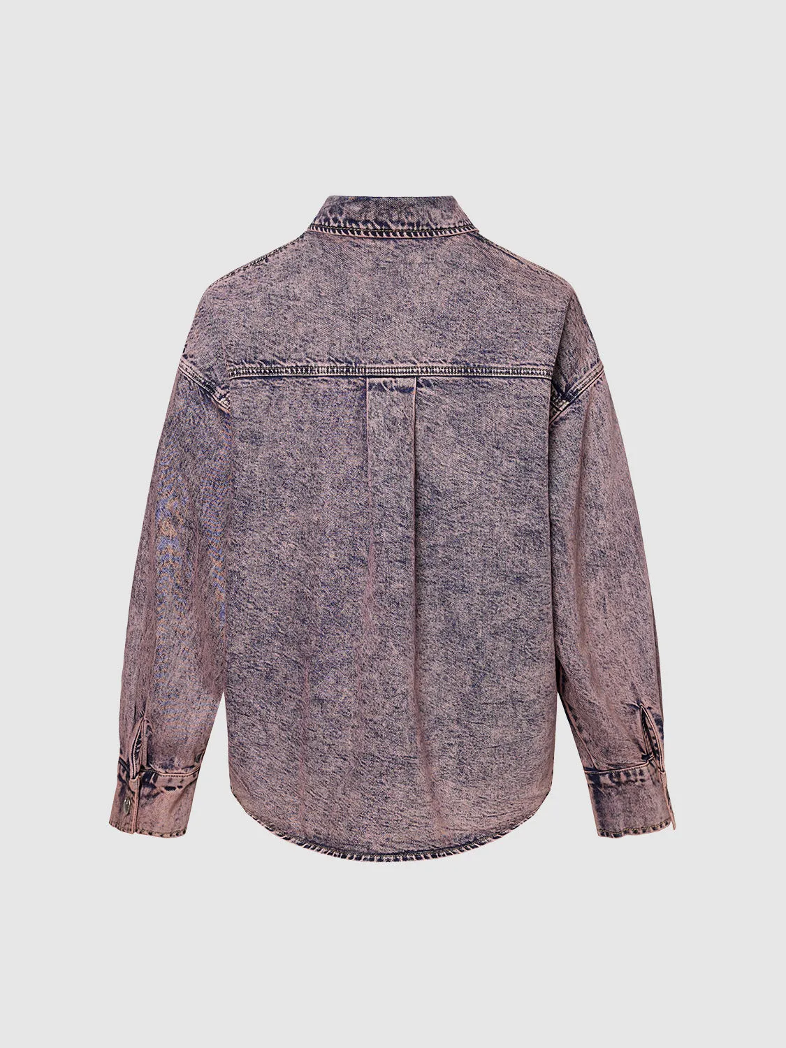 Distressed Loose Denim Jacket sold by Urban Revivo product image thumbnail 2