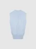 Loose V-Neck Knitted Vest sold by Urban Revivo