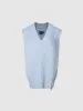 Loose V-Neck Knitted Vest sold by Urban Revivo