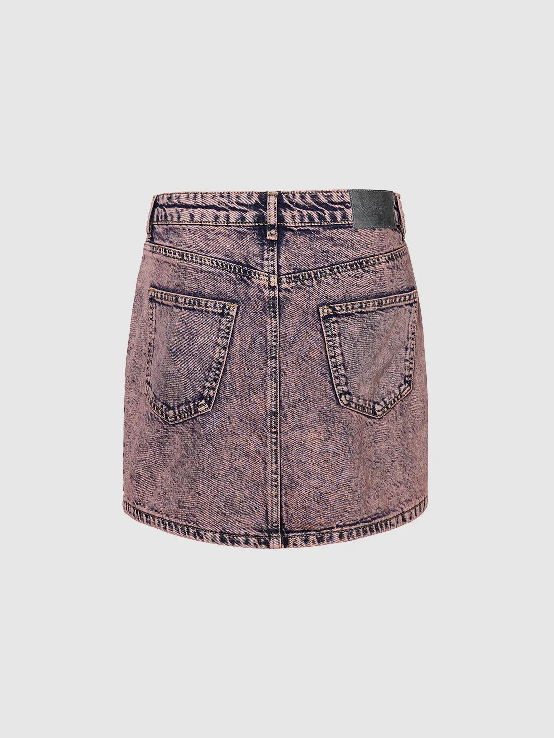 Distressed Mini Denim Skirt sold by Urban Revivo product image thumbnail 2