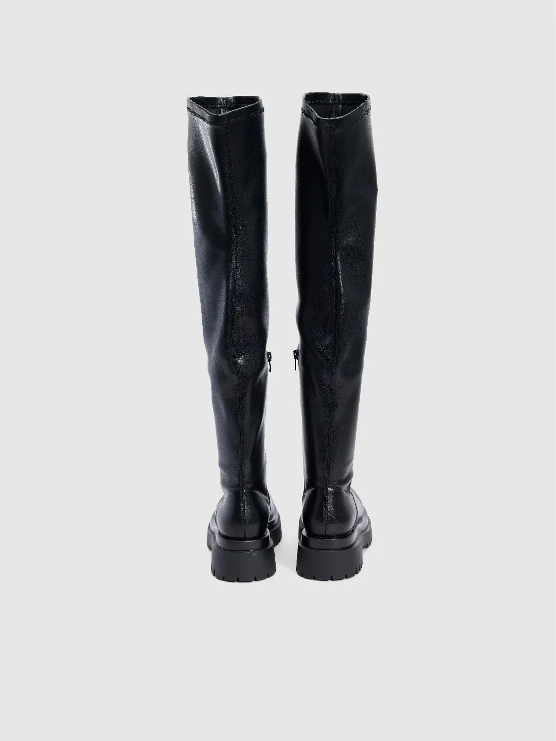 Round Toe Over The Knee Boots sold by Urban Revivo product image thumbnail 3