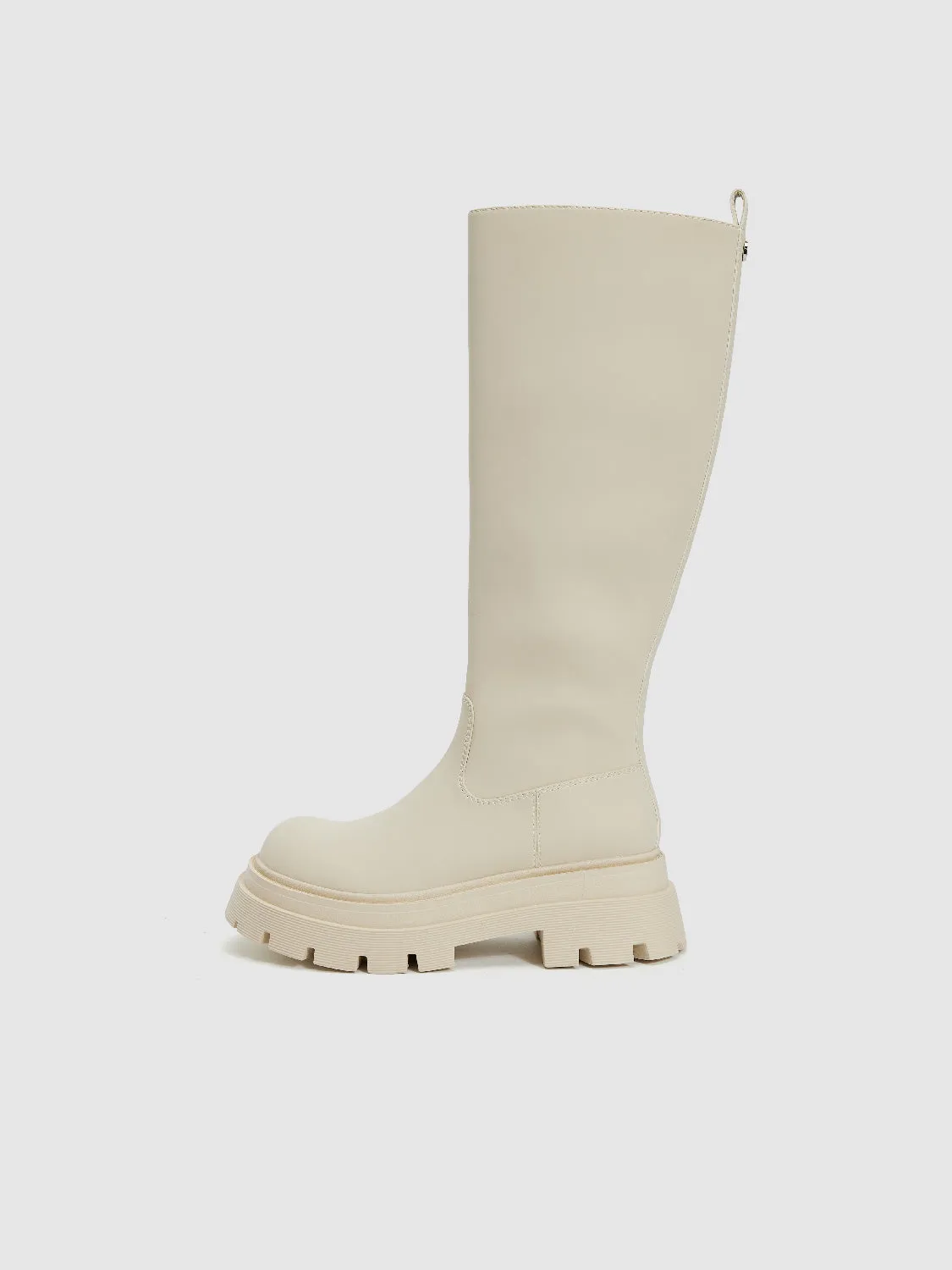 Round Toe Knee Boots sold by Urban Revivo product image thumbnail 2