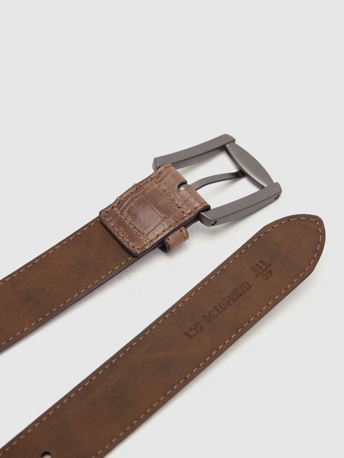 Embossed Vegan Leather Belt sold by Urban Revivo product image thumbnail 4