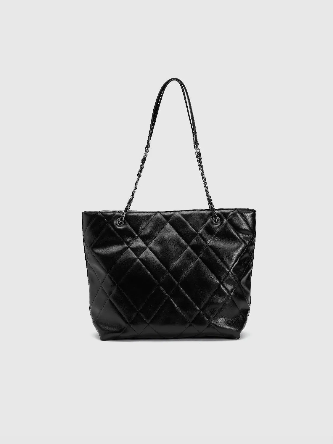 Chained Quilted Embossed Tote Bag sold by Urban Revivo product image thumbnail 4