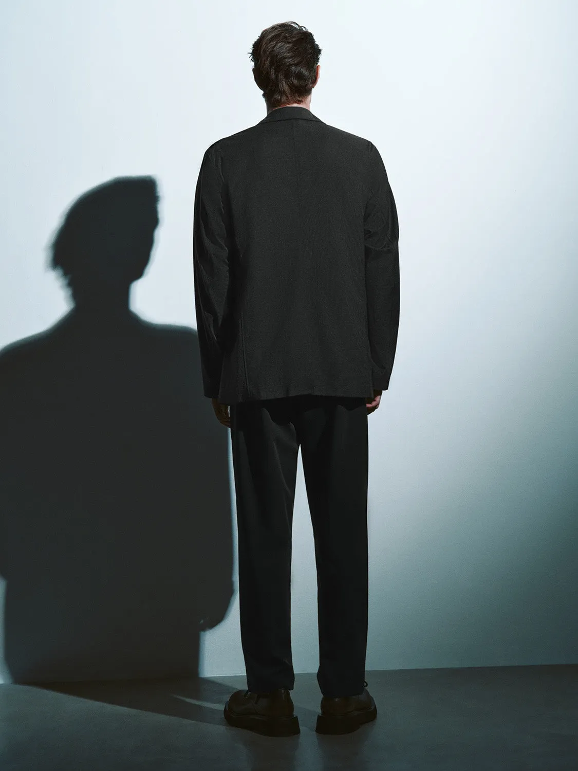 Notch Lapel Loose Blazer Jacket sold by Urban Revivo product image thumbnail 4