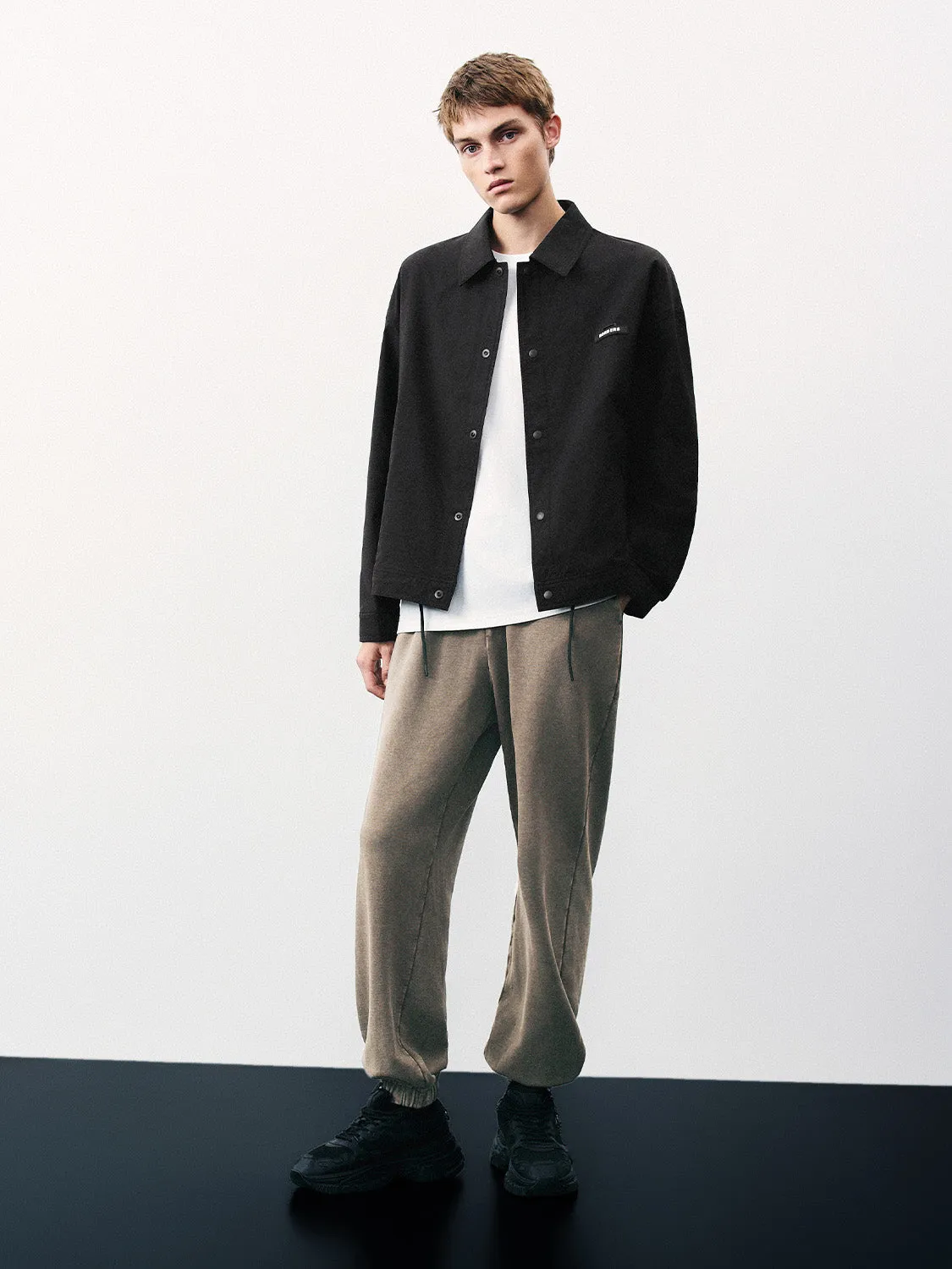 Drawstring Waist Oversized Jogger Pants sold by Urban Revivo product image thumbnail 5