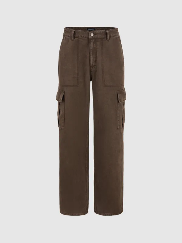 Loose Straight Jeans sold by Urban Revivo