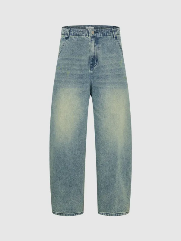 Losse Straight Jeans sold by Urban Revivo