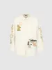 Printed Button Up Oversized Shirt sold by Urban Revivo