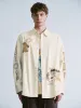 Printed Button Up Oversized Shirt sold by Urban Revivo