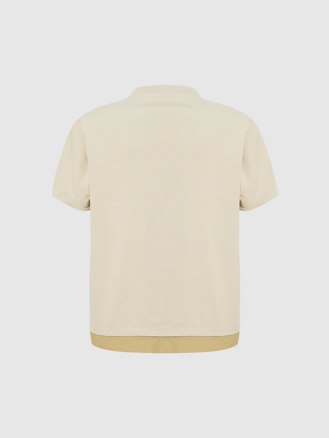 Crew Neck Straight T-Shirt sold by Urban Revivo product image thumbnail 2