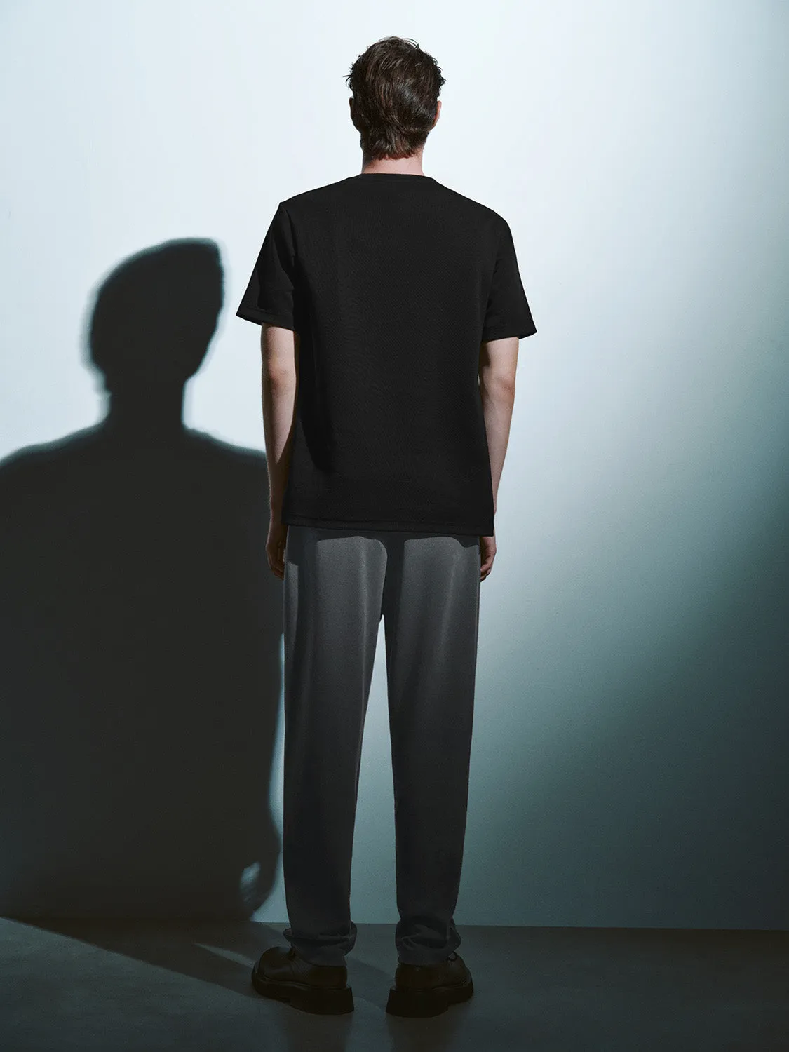 Crew Neck Straight T-Shirt sold by Urban Revivo product image thumbnail 4