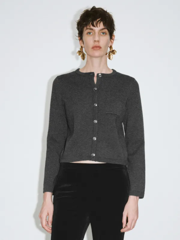 Crew Neck Knitted Cardigan sold by Urban Revivo