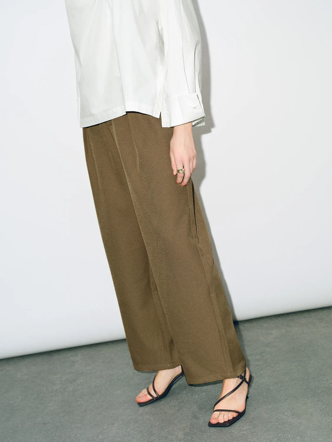 Wide-Leg Pants sold by Urban Revivo product image thumbnail 3