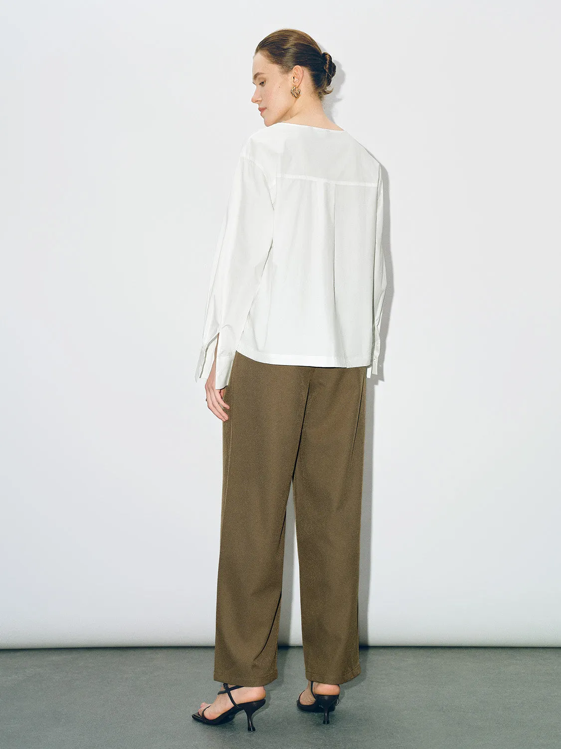 Wide-Leg Pants sold by Urban Revivo product image thumbnail 4