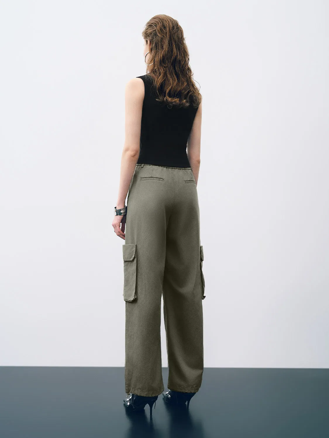 Wide-Leg Pants sold by Urban Revivo product image thumbnail 4