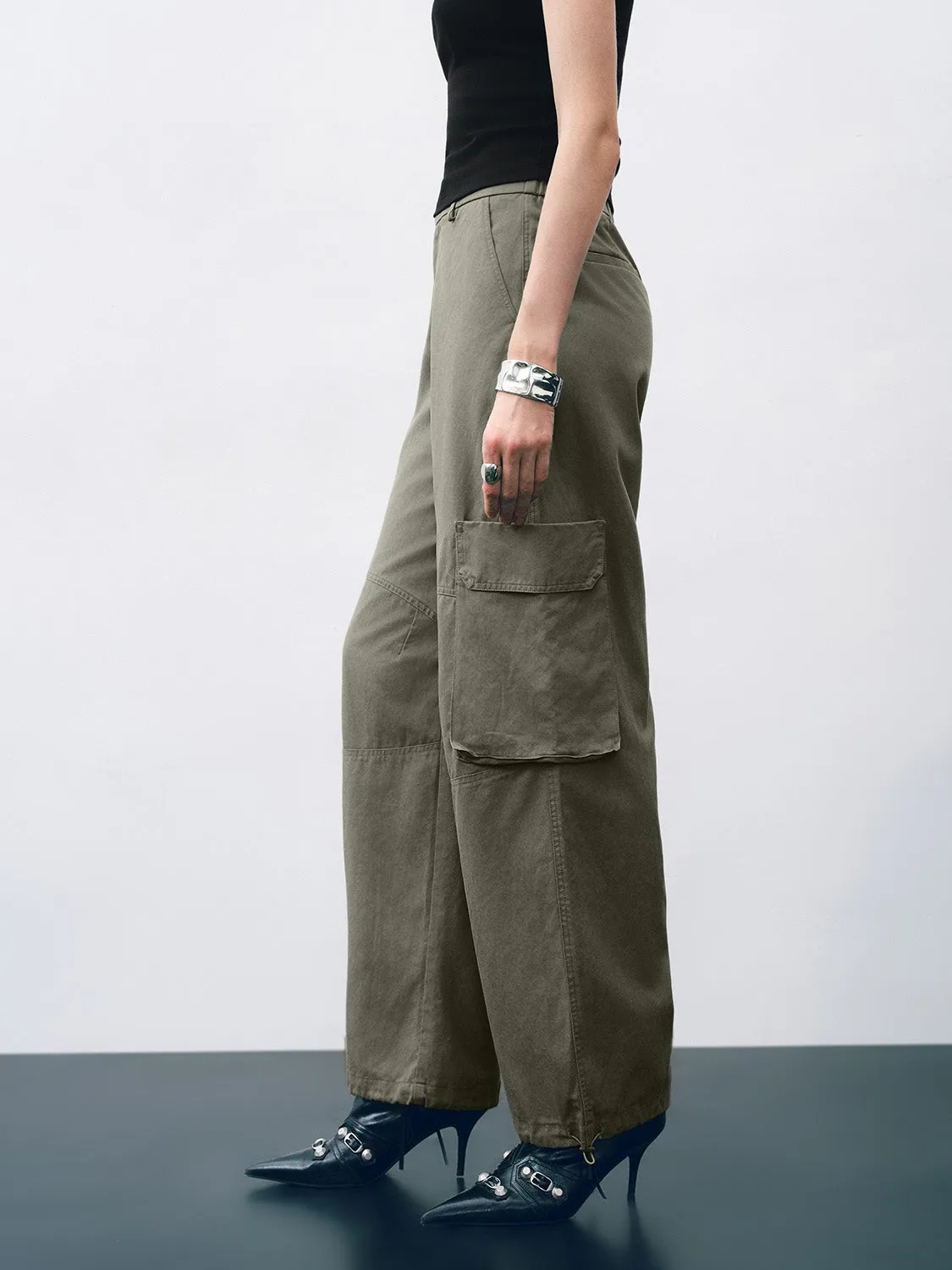 Wide-Leg Pants sold by Urban Revivo product image thumbnail 3