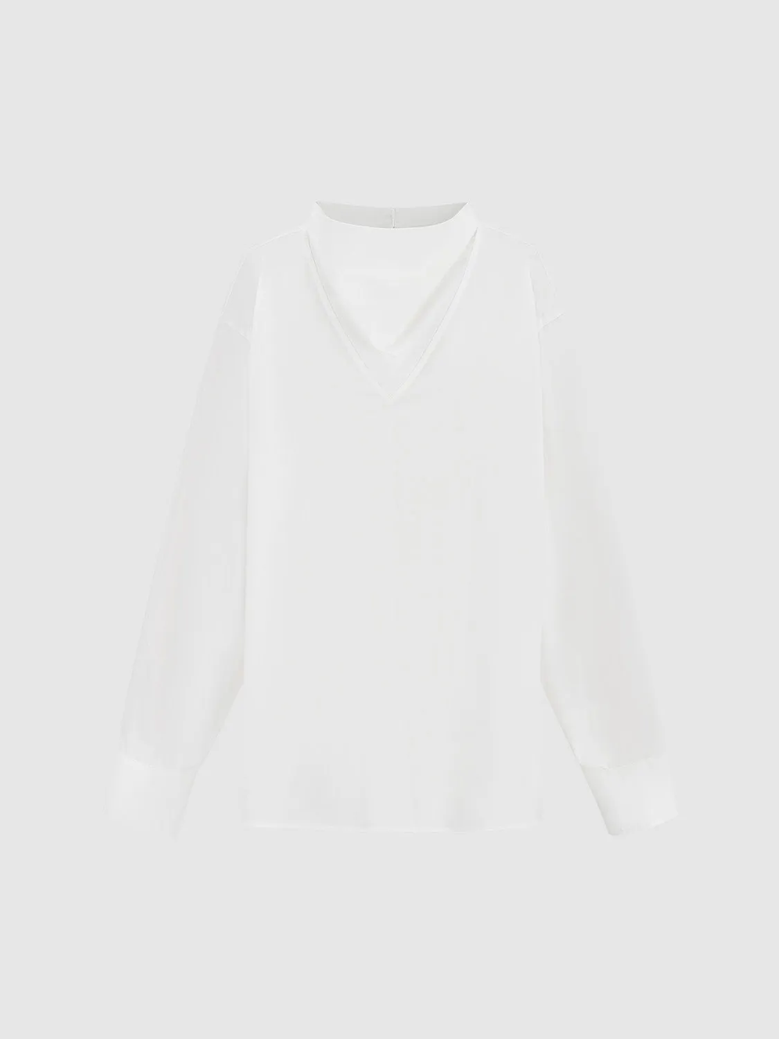 Mock Neck Loose Blouse sold by Urban Revivo product image thumbnail 2