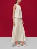 Embossed Maxi Fishtail Skirt sold by Urban Revivo