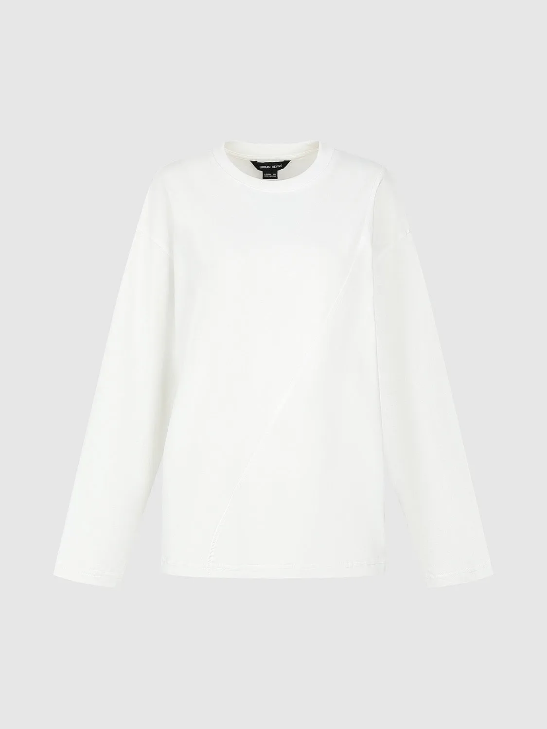 Crew Neck Loose T-Shirt sold by Urban Revivo product image thumbnail 2