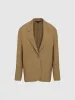 Tailored Notch Lapel Straight Blazer sold by Urban Revivo