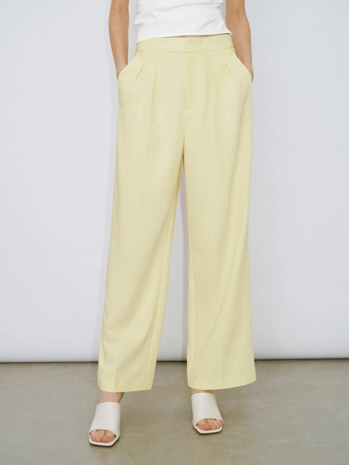 Loose Wide-Leg Pants sold by Urban Revivo product image thumbnail 2