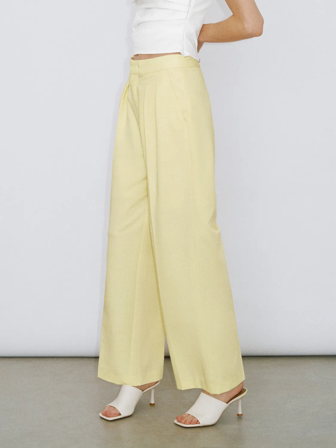 Loose Wide-Leg Pants sold by Urban Revivo product image thumbnail 3