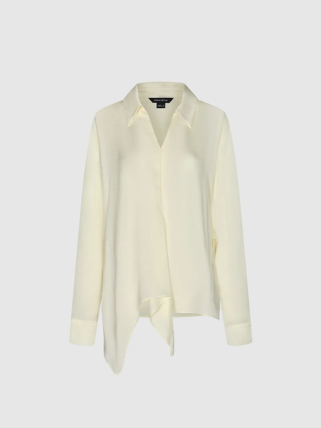 Collared Neck Straight Blouse sold by Urban Revivo product image thumbnail 2