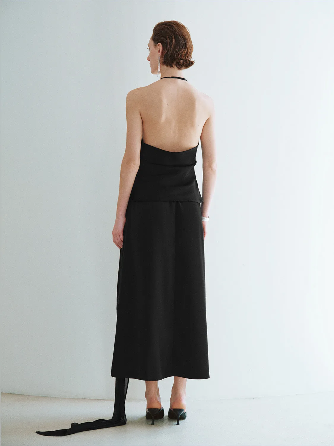Loose Midi A-Line Skirt sold by Urban Revivo product image thumbnail 4