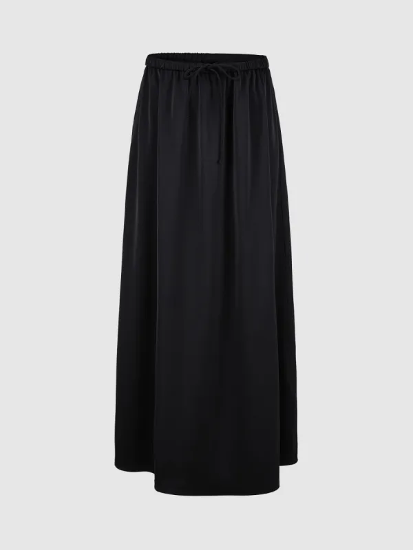 Loose Midi A-Line Skirt sold by Urban Revivo