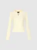 Collared Neck Skinny Knitted T-Shirt sold by Urban Revivo