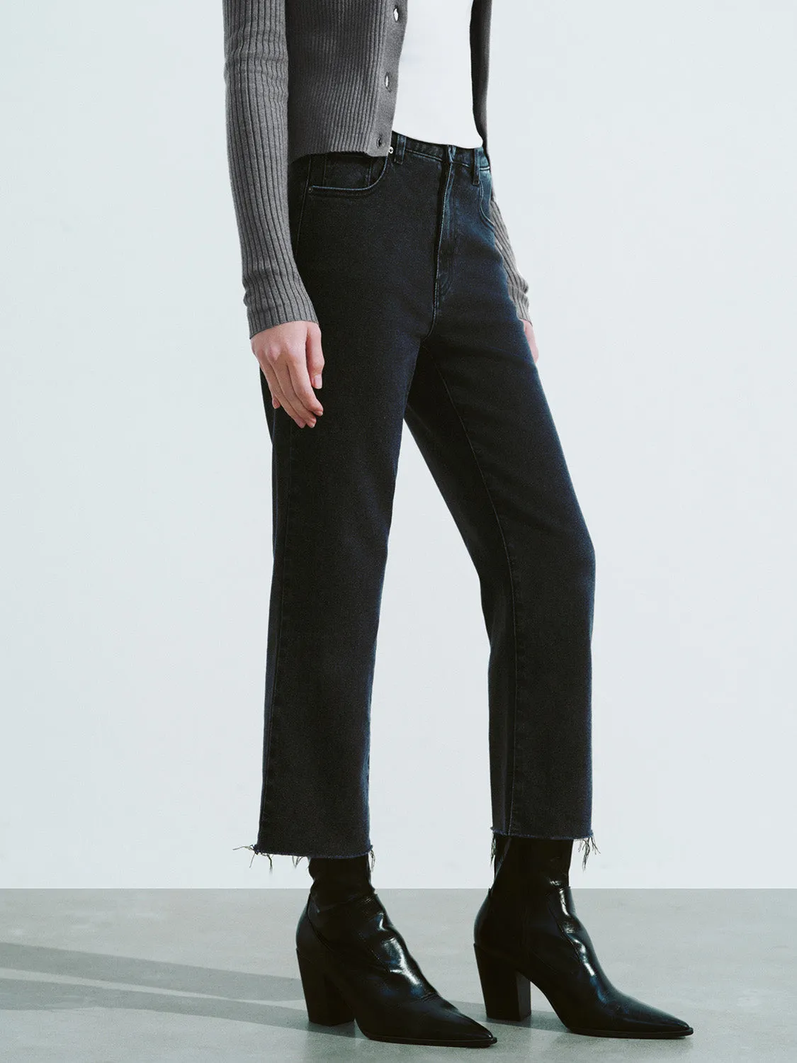 Skinny Straight Jeans sold by Urban Revivo product image thumbnail 3