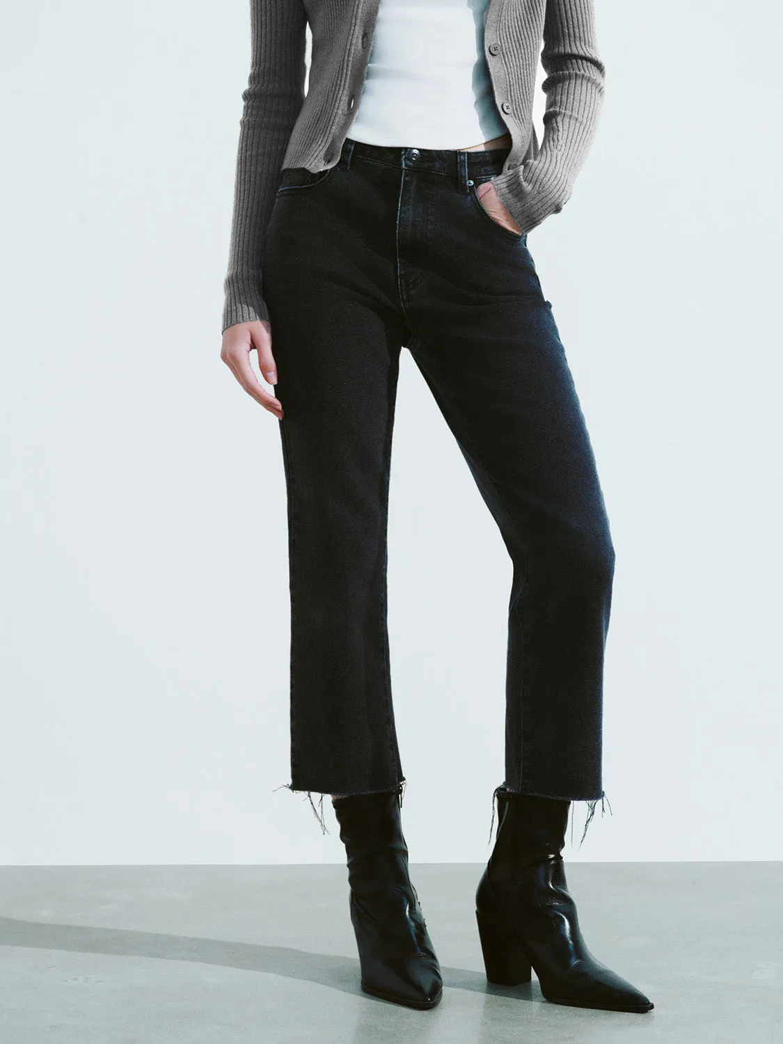 Skinny Straight Jeans sold by Urban Revivo product image thumbnail 2
