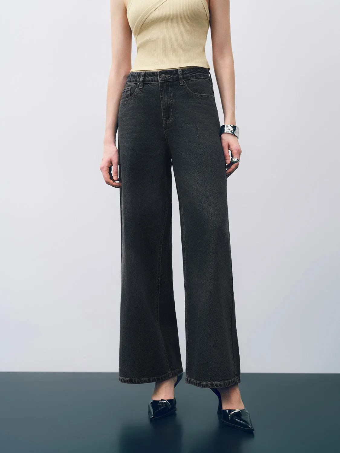 Wide-Leg Jeans sold by Urban Revivo product image thumbnail 2