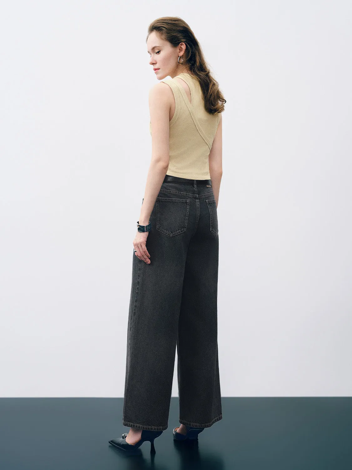 Wide-Leg Jeans sold by Urban Revivo product image thumbnail 4