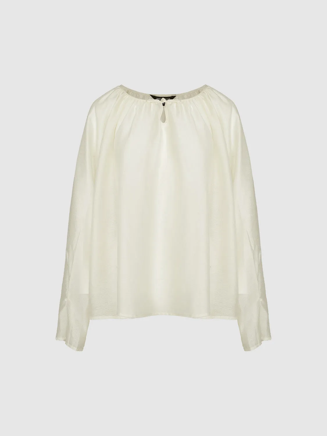 Crew Neck Oversized Blouse sold by Urban Revivo