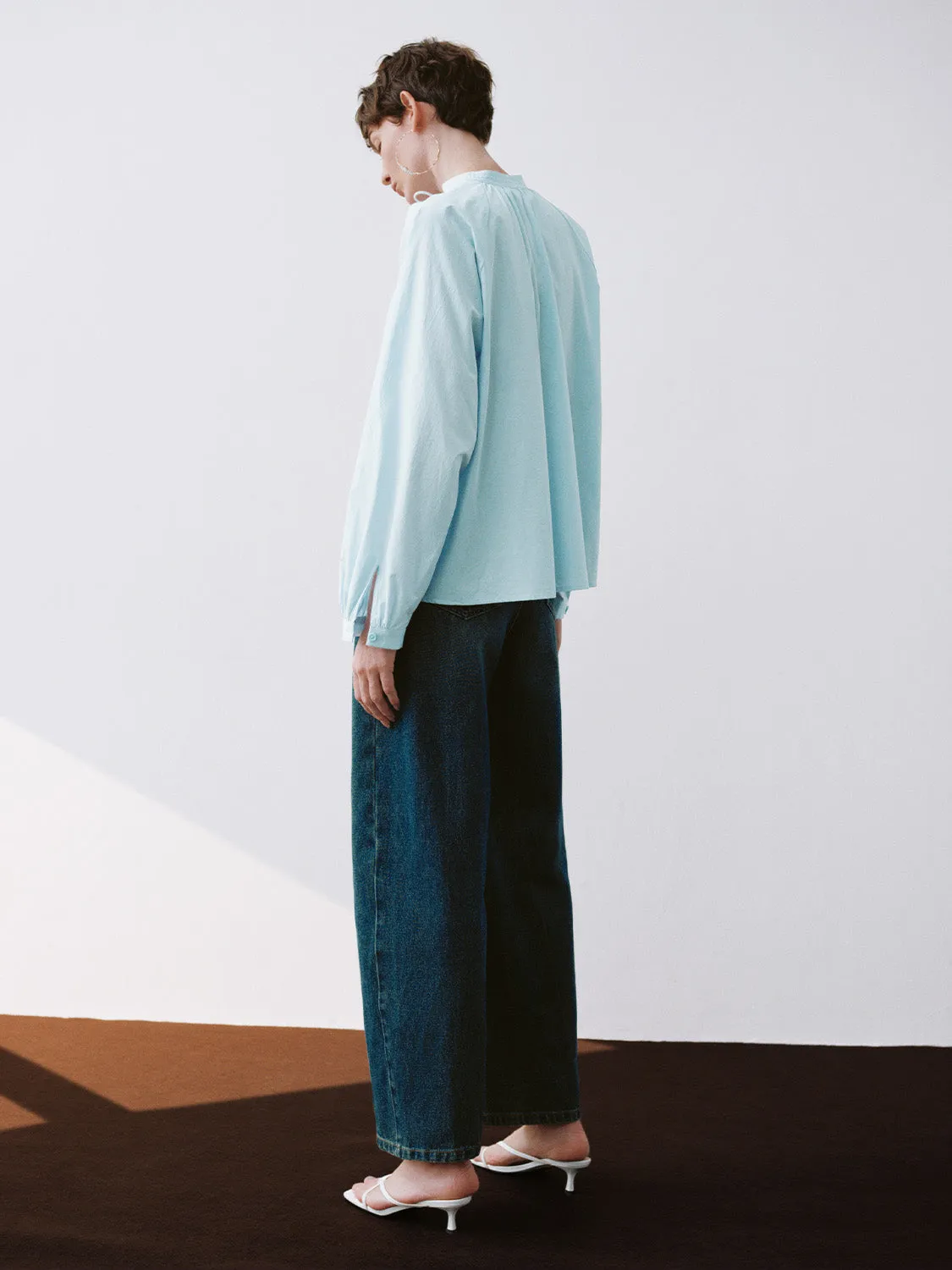 V-Neck Oversized Blouse sold by Urban Revivo product image thumbnail 4