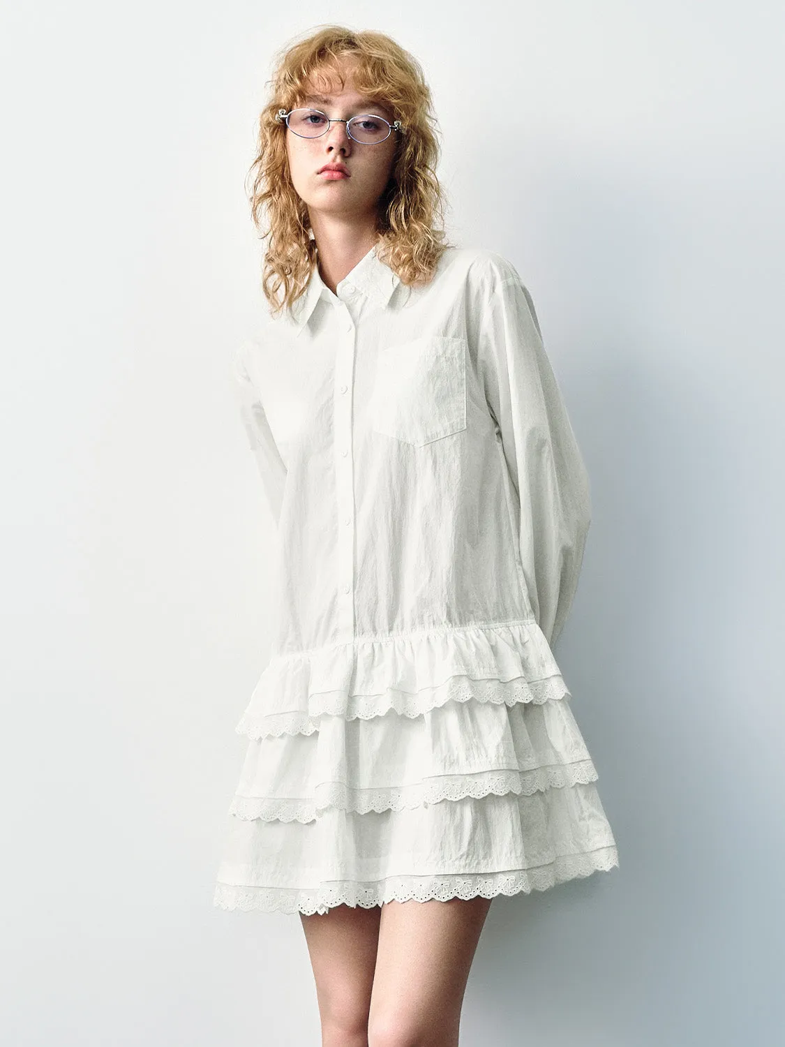 Loose Straight Shirt Dress sold by Urban Revivo product image thumbnail 3