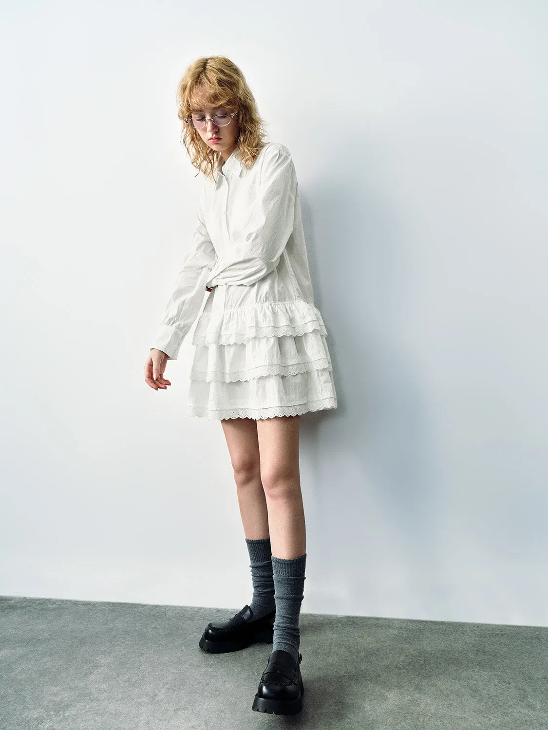 Loose Straight Shirt Dress sold by Urban Revivo product image thumbnail 5