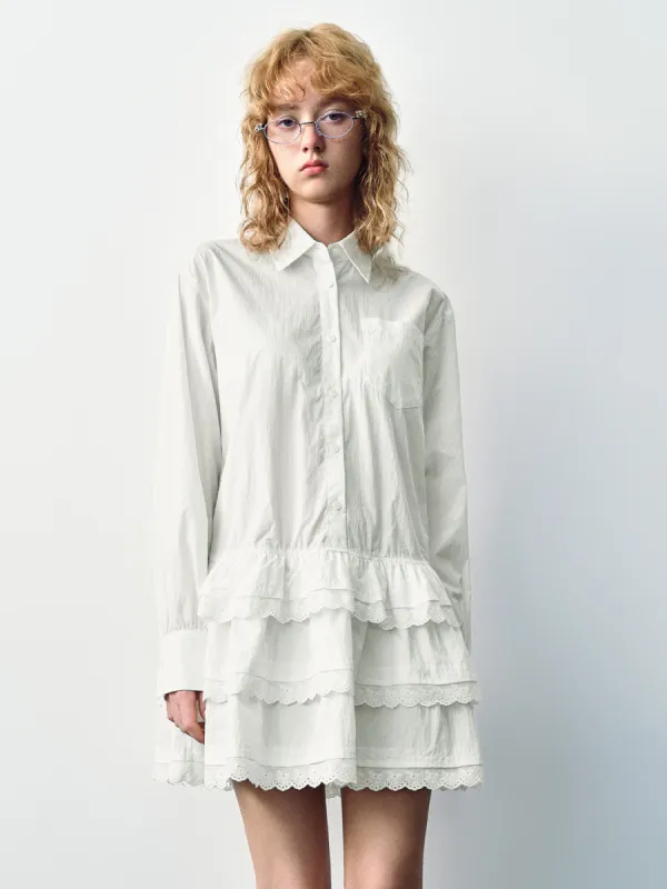 Loose Straight Shirt Dress sold by Urban Revivo
