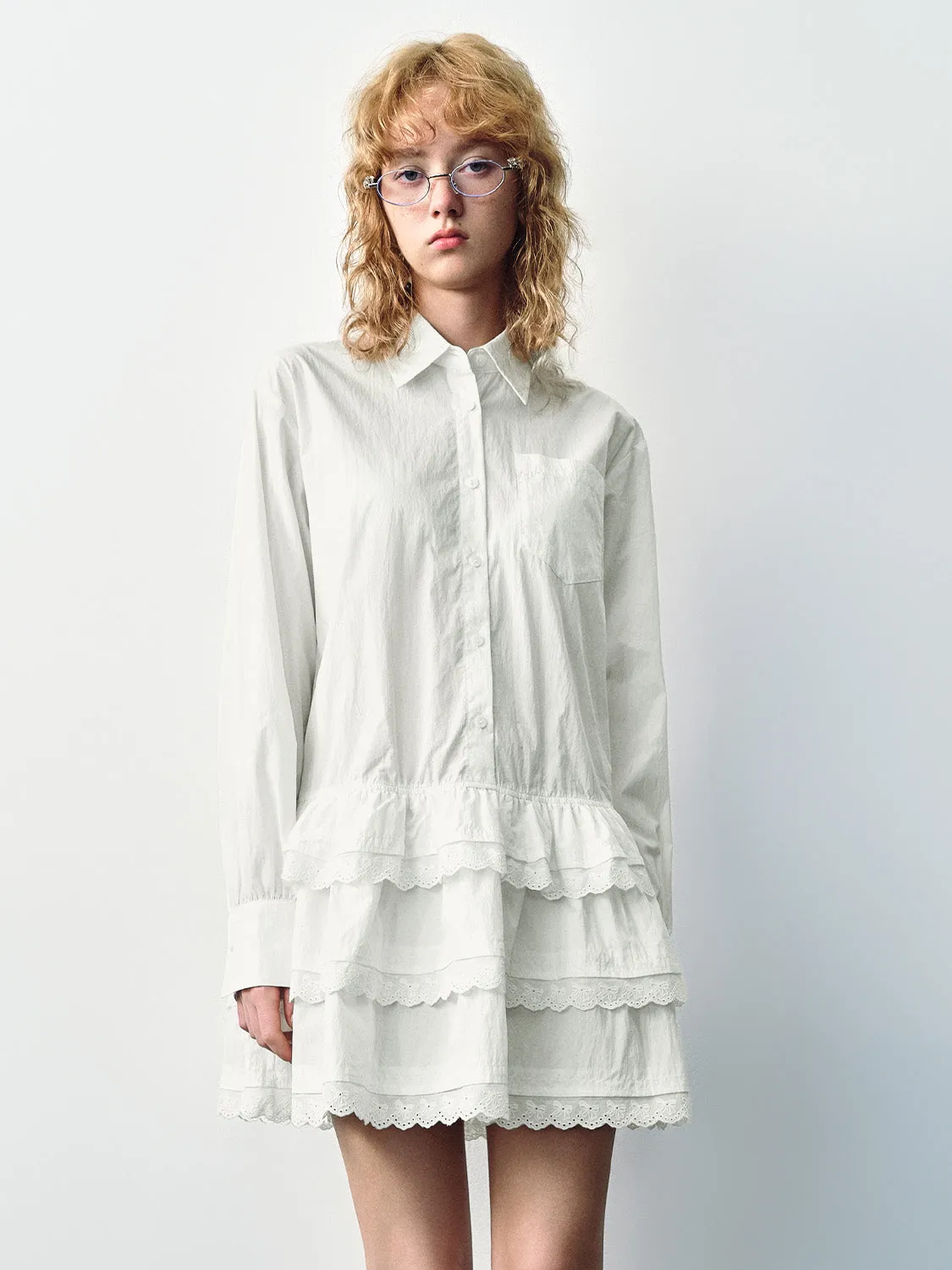 Loose Straight Shirt Dress sold by Urban Revivo