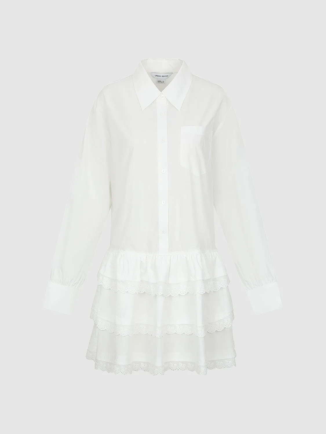 Loose Straight Shirt Dress sold by Urban Revivo product image thumbnail 2