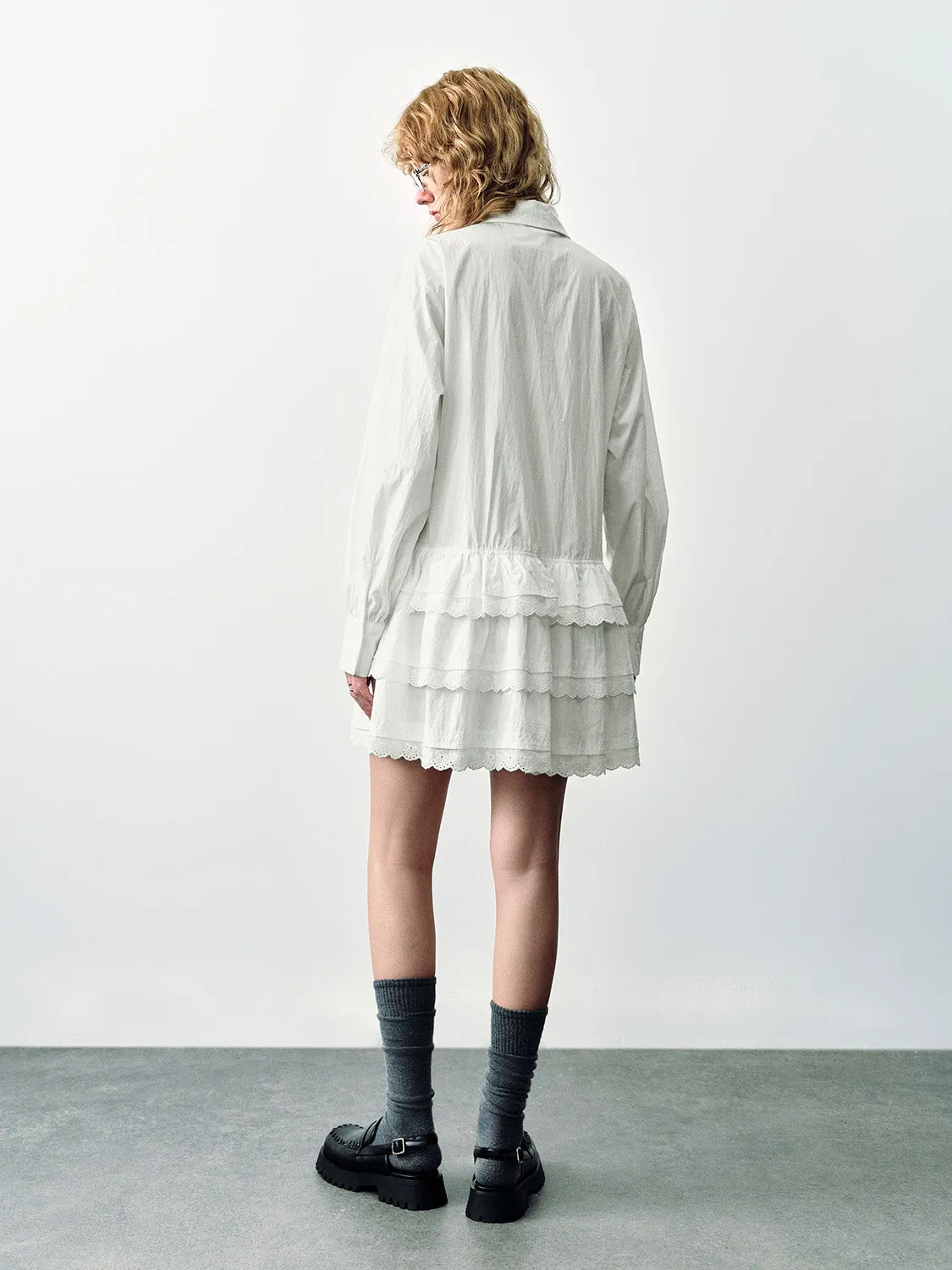 Loose Straight Shirt Dress sold by Urban Revivo product image thumbnail 4