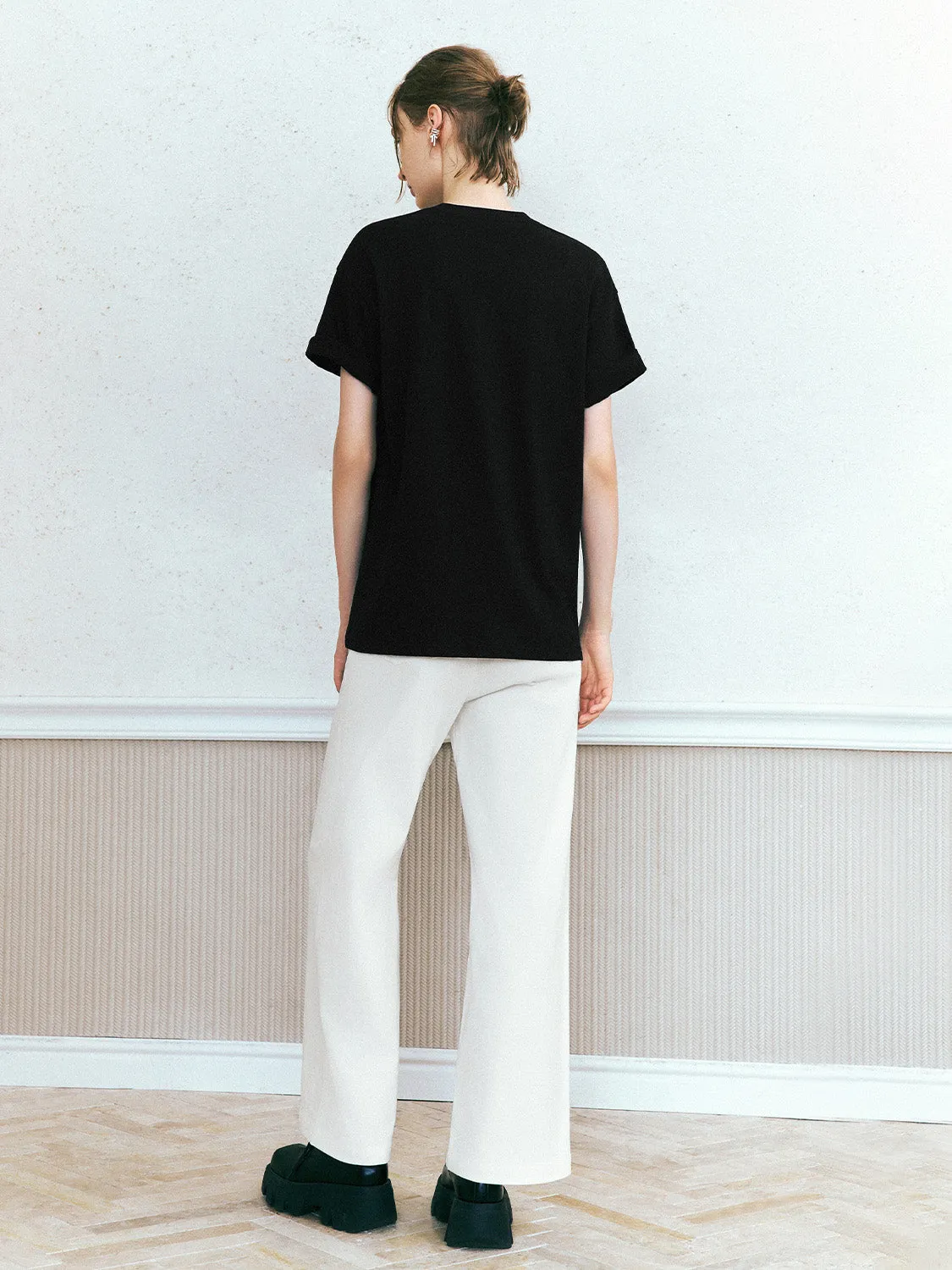 Wide-Leg Pants sold by Urban Revivo product image thumbnail 4