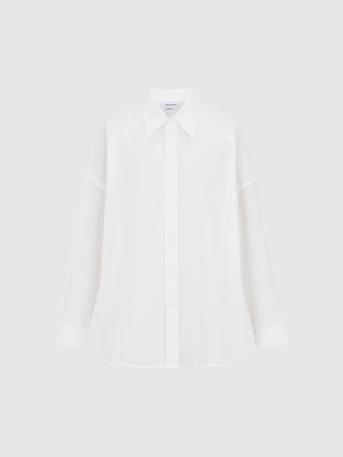 Button Up Oversized Shirt sold by Urban Revivo product image thumbnail 2