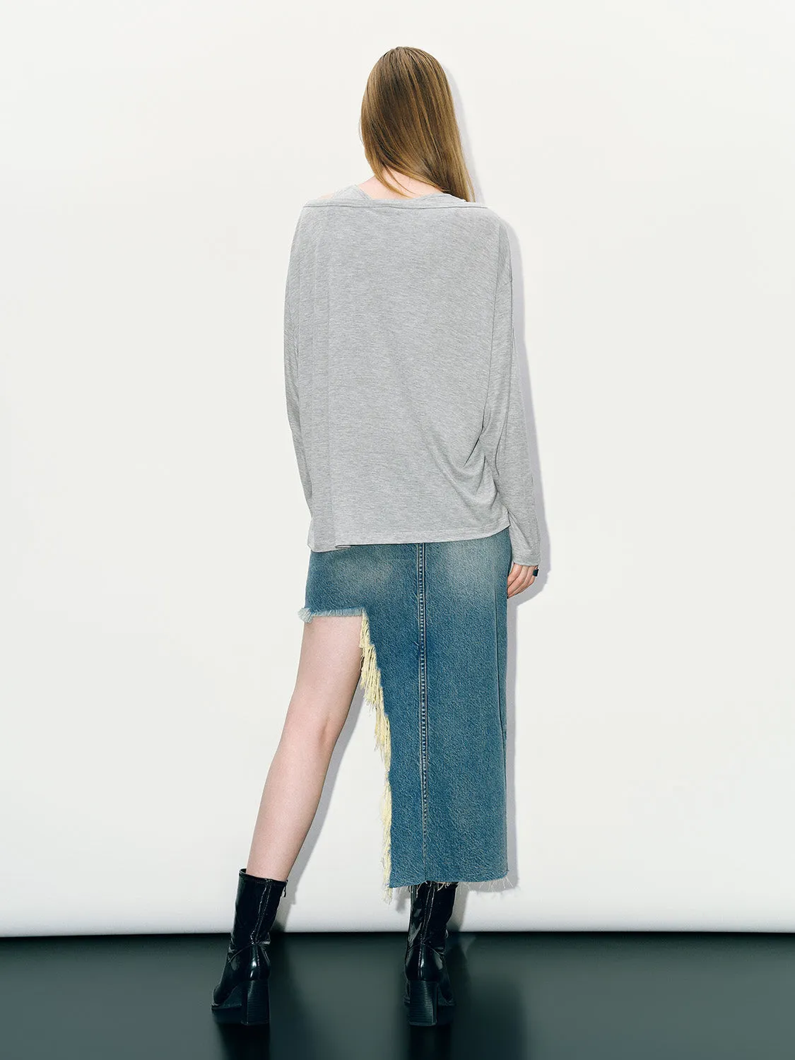 2 In 1 Loose T-Shirt sold by Urban Revivo product image thumbnail 4