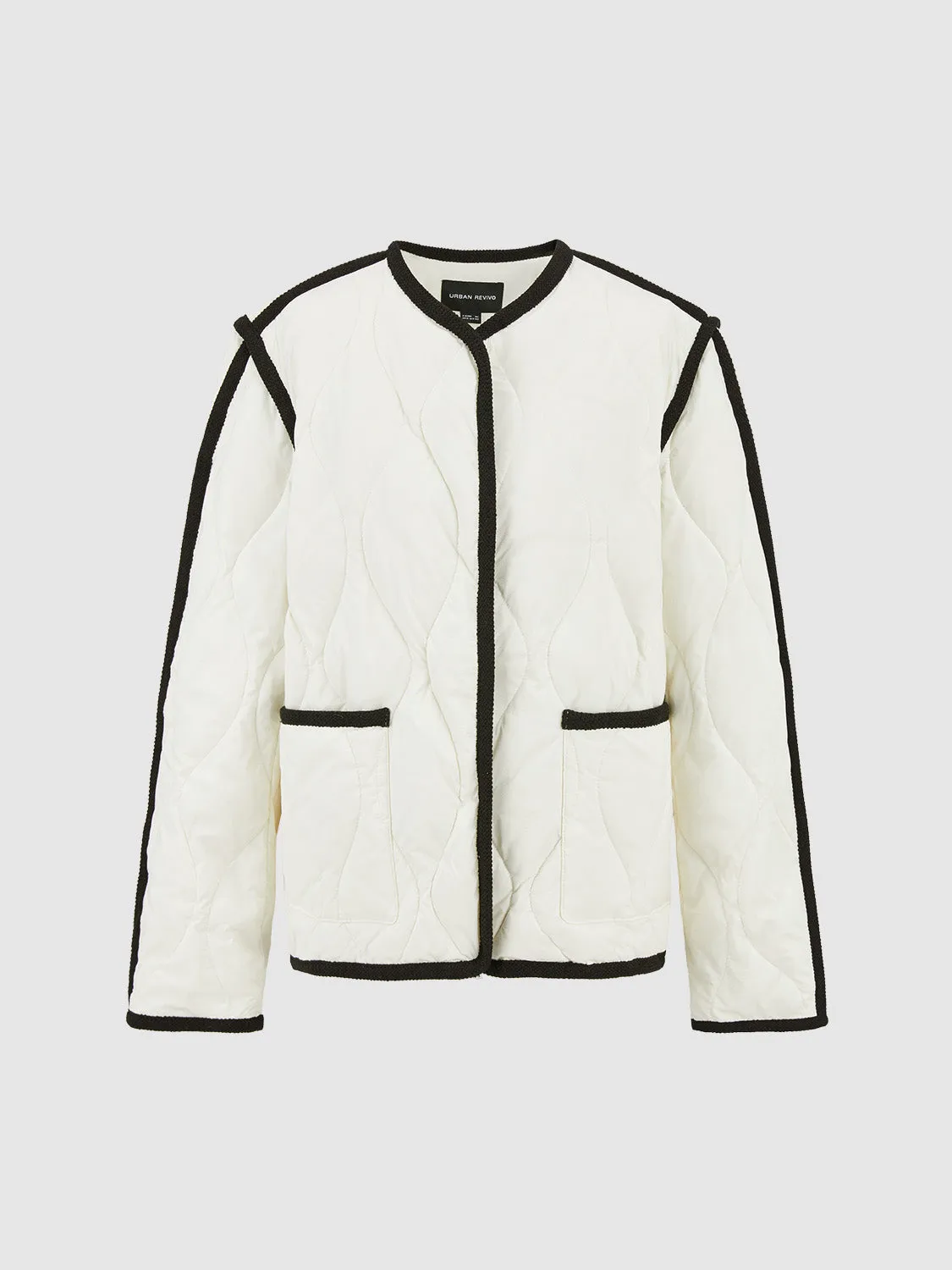 Crew Neck Loose Down Jacket sold by Urban Revivo product image thumbnail 2