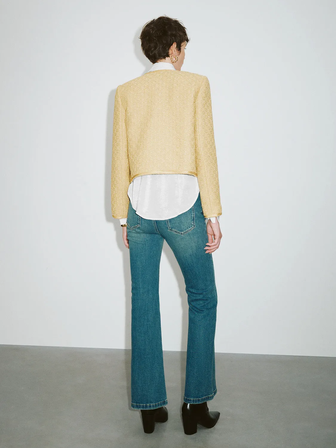 Crew Neck Straight Jacket sold by Urban Revivo product image thumbnail 4