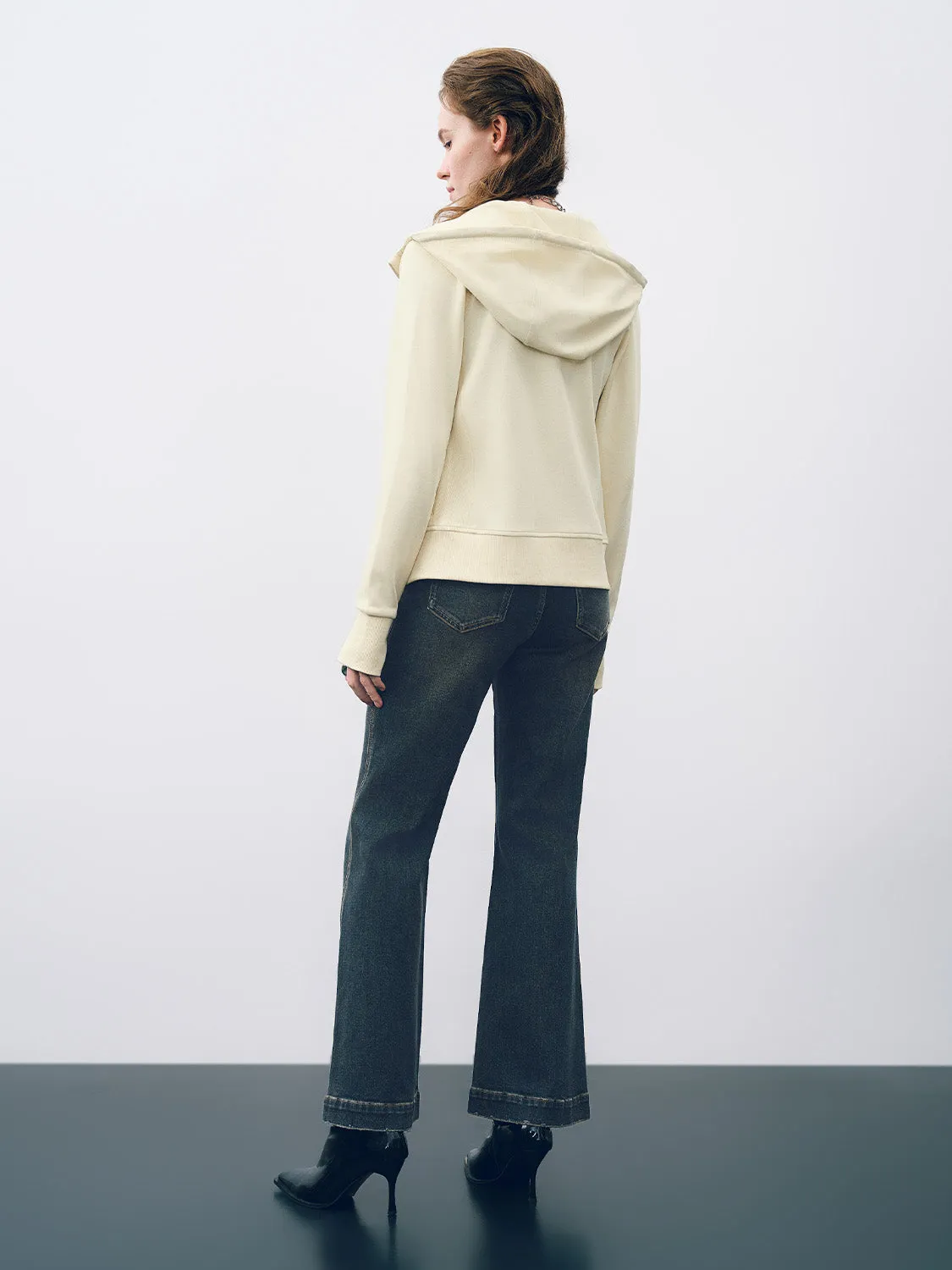 Zipper Front Straight Jacket sold by Urban Revivo product image thumbnail 4