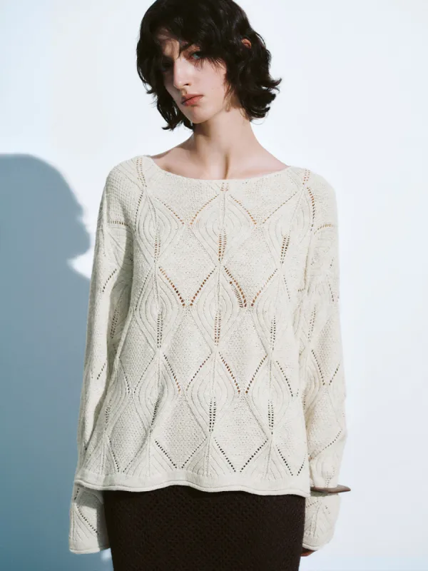 Crew Neck Loose Knitted T-Shirt sold by Urban Revivo